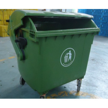 1200L Plastic Garbage Container with Round Lid